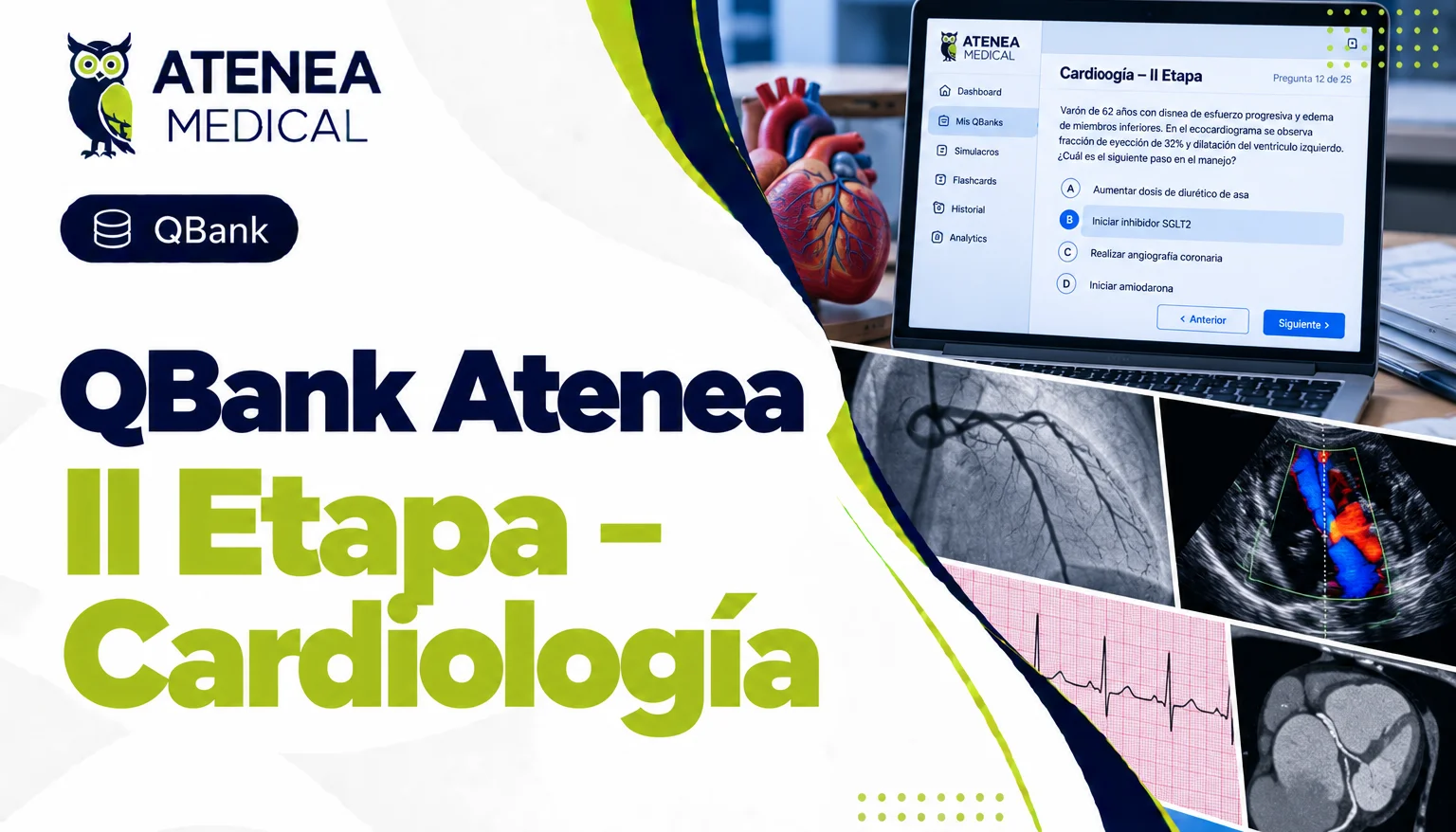 Qbank Atenea II Etapa - Cardiología