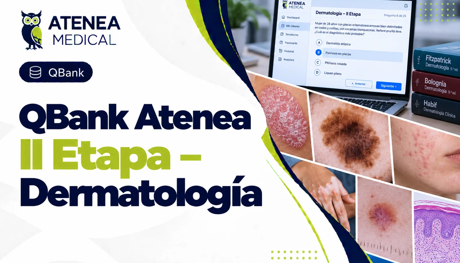 Qbank Atenea II Etapa - Dermatología