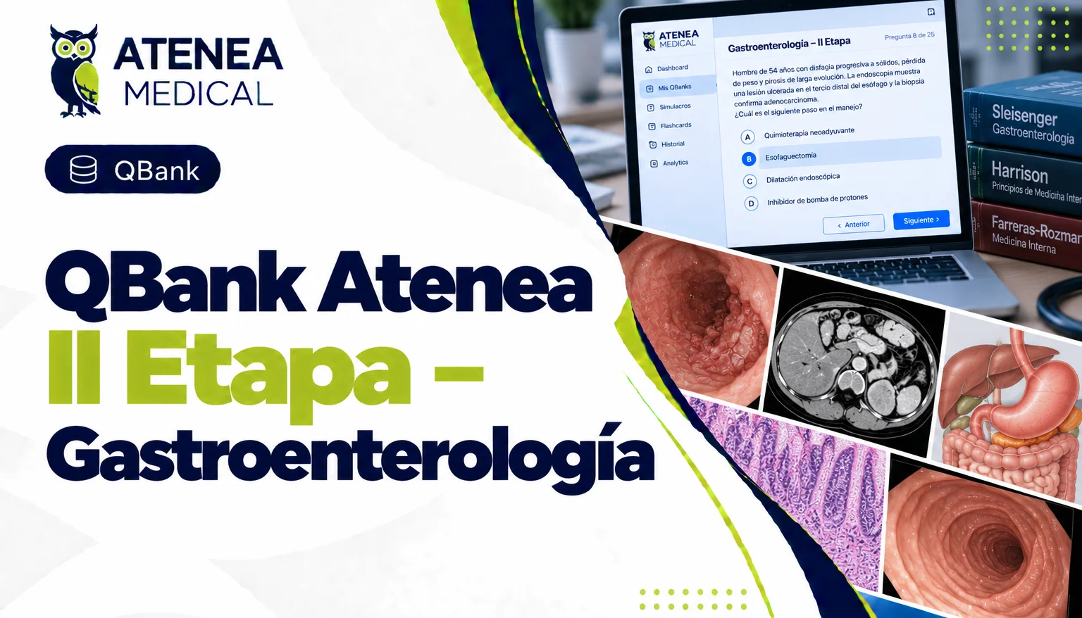 Qbank Atenea II Etapa - Gastroenterología
